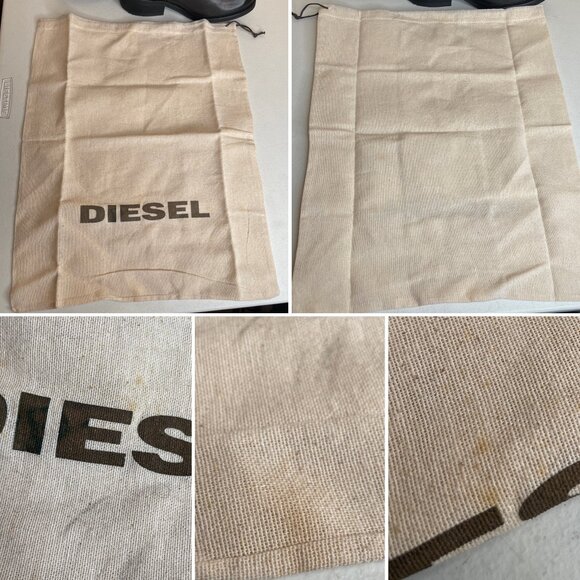 New Diesel Roxydoo Distressed Leather Boots Size 7.5 - Picture 16 of 16